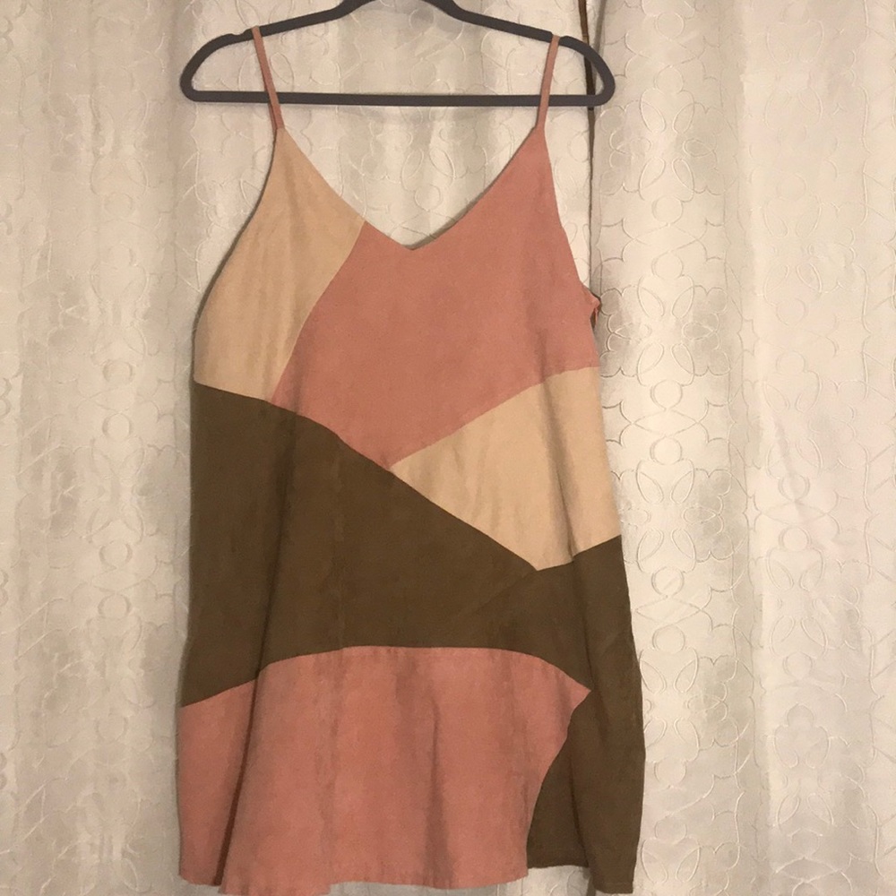 Suede dress